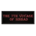 thumbnail image 1 of The 7th Voyage of Sinbad Retro Movies 4" W x 1.5" T Iron/Sew On Decorative Patch, 1 of 2