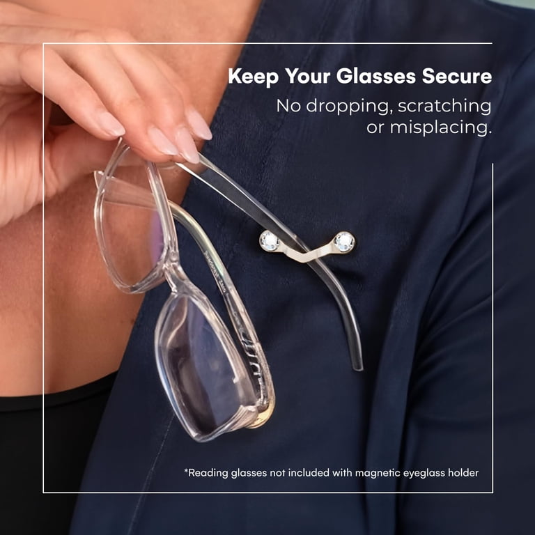 Readerest Magnetic Eyeglass Holder - Eye Glass Clip Holder  display picture 2