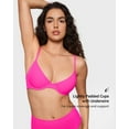 thumbnail image 5 of Women's Inbarely Plus Balconette Bra Lightly Padded Underwire Sexy Tshirt Demi Bras Supportive, 5 of 5