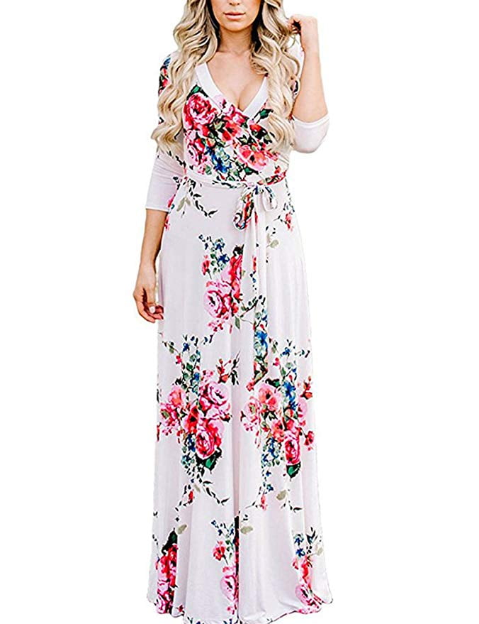 black mesh floral v neck midi dress