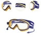 thumbnail image 5 of Gafas de natación para niños, cómodas, con correa ajustable, visión clara para verano. Amarillo azul, 5 of 7