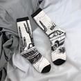thumbnail image 5 of KLL Vintage Cactus Pickup Print Cool Socks Men's Women's Crew Socks Funny Crazy Novelty Stockings, 5 of 6