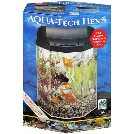 Regent: Five Gallon Hexagonal Aquarium Kit Aqua-Tech Hex 5, 1 ct