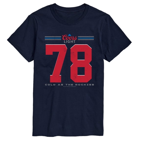 Coors Light - Cold as the Rockies Jersey - Men's Short Sleeve Graphic T-Shirt