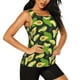 thumbnail image 2 of Balery Fresh Avocado Camiseta sin mangas estampada ligera para mujer, tops de entrenamiento sin mangas, camisetas de yoga transpirables de secado rápido.-XX-Large, 2 of 7