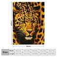 thumbnail image 4 of HENGT  Blanket - Gradient Leopard Print Throw Blanket Super Soft  Flannel Cheetah Blankets for Couch, Bed, Sofa - Ultra Luxurious Warm and Cozy for All Seasons (Throw"), 4 of 6