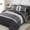 Black and Gray-Queen, variant on 7 Piece Black and Gray Queen Bed-in-a-Bag Bedding Set