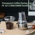thumbnail image 6 of Coffee Dosing Cups Dose Cups Plastic Coffee Machine Handle Dosing Cups Mugs Perfect for Milktea Shops Homes Coffee Shops, 6 of 8
