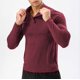 thumbnail image 1 of pstuiky Camisas casuales de manga larga para hombre, Traje de entrenamiento deportivo de invierno para hombre, de manga larga, secado rápido, con media cremallera, sudadera ajustada xl, 1 of 5