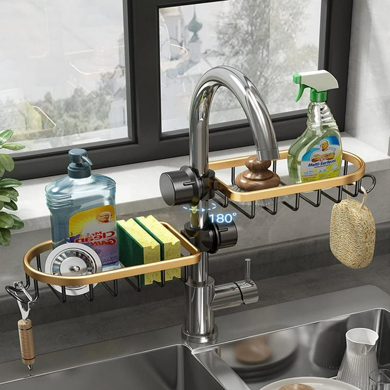 Kitchen Faucet Over The Faucet Sponge Holder Sink Organizer