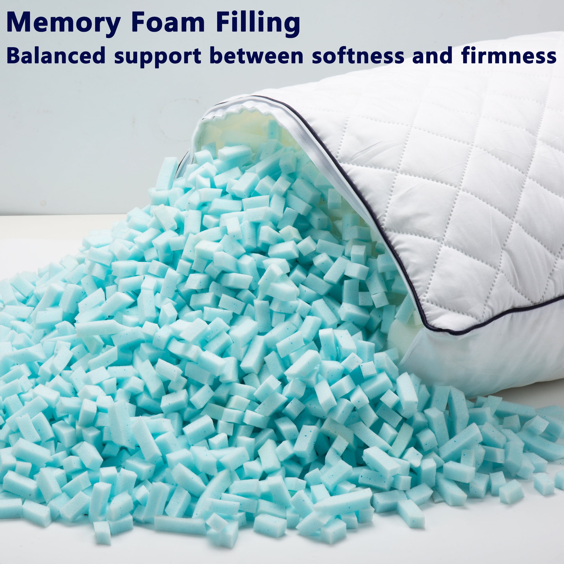 Body Pillow, Memory Foam Body Pillow for Adults and Bed, Full Body Pillow Insert