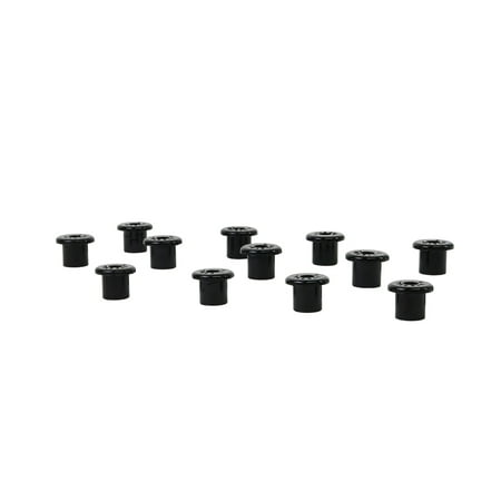 - Spring - eye front/rear and shackle bushing