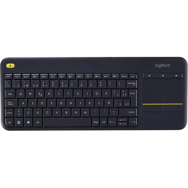 Logitech K400 Plus Wireless Touch Tv Keyboard With Easy Media Control And Built In Touchpad Walmart Com