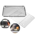 thumbnail image 5 of Ensemble de Plaque de Cuisson et Grille de Refroidissement pour Four Grille-Pain, 5 of 5