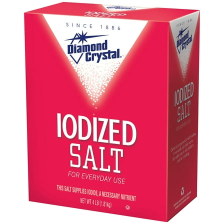 Diamond Crystal® Iodized Salt 4 lb. Box