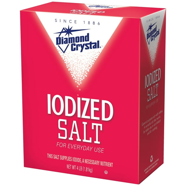 Diamond Crystal® Iodized Salt 4 lb. Box
