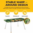 thumbnail image 4 of St. Patrick's Day Table Cloths for 8 Foot Rectangle Tables, Cute Gnomes Lucky Shamrocks Green Black Plaid Patio Waterproof Elastic Fitted Tablecloths, Washable Rectangular Table Cover for Camping, 4 of 8