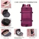 thumbnail image 4 of Mochila de viaje para mujer, resistente al agua, mochila de aventura de gran capacidad, con separación seca y húmeda, correa ajustable, equipaje multifuncional, 4 of 8