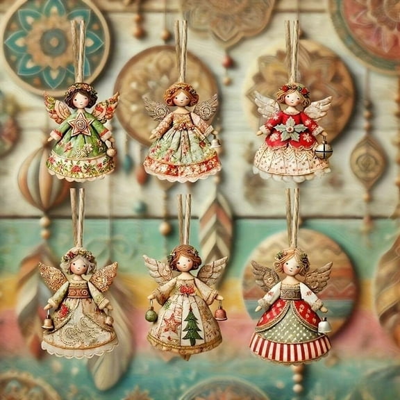 Upgraded Vintage Christmas Ornaments Set J