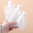 thumbnail image 4 of Reusable Plastic Pouches, Versatile Liquid Carriers for Picnics and Outings, Travel for Toiletries, Squeeze Bulk Pouches, Refillable Containers for Shampoo Conditioner Lotion Soap Liquids (100ml), 4 of 5