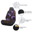 thumbnail image 4 of Uemuo Ornate Purple Floral Vase Pattern Car Seat Covers for Front Seats Waterproof Seat Covers for Cars, Universal Auto Front Seats Protector Fits for Car-1, 4 of 6