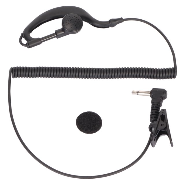 Auricular de walkie talkie auricular de walkie talkie de una sola audición enganchado en la oreja para reproductores de MP3