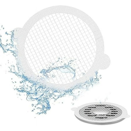 25 Pack Disposable Shower Drain Hair Catcher, Round Hair Catchers ...