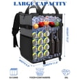 thumbnail image 2 of Insulated Backpack Cooler, DIDADI 600D Leakproof & Waterproof Soft Cooler Bag with Multi-Compartments for Picnic Hiking Lunch (24 Cans), 2 of 8