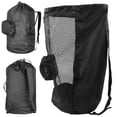 thumbnail image 4 of Mochila para exteriores de 40 l, plegable, con diseño de malla para playa y viajes, transpirable y con cordón, 4 of 8