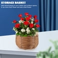 thumbnail image 2 of Milisten Woven Planter Basket Natural Handwoven Plant Pot Container Farmhouse Planter Rattan Basket, 2 of 6