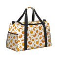 thumbnail image 2 of Balery Pumpkin Maple Leaves Bolsa de Gimnasio para Mujeres, Bolsa de Viaje con Bolsillo Húmedo, Bolsa de Fin de Semana para Mujeres, Bolsa de Viaje Resistente al Agua, 2 of 7