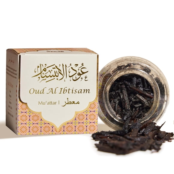 Incienso árabe Bakhoor Dukhni Oud Al Ibtisam Muattar 40 g