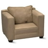 Kid's Modern Chair, Tan Microfiber