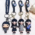 thumbnail image 2 of LLavero de Addams de la familia de Addams, llavero colgante de muñeca, accesorios de llaves de dibujos animados, adornos, llaveros, bolso colgante, regalo YAOSANBAO BAO unisex, 2 of 2