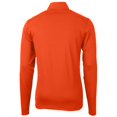thumbnail image 3 of Men's Cutter & Buck Orange Oklahoma State Cowboys Virtue Eco Pique Recycled Quarter-Zip Jacket, 3 of 3