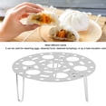 thumbnail image 5 of Steaming Rack Stainless Foldable Multi Function Steel Steaming Tray Dumplings Egg Steaming Tool for Home Restaurant Silver, 5 of 5