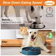 thumbnail image 3 of WHIPPY Slow Feeder Dog Bowl for Large Dogs Bloat Stop Preventing Choking Dog Bowls, 3 of 7
