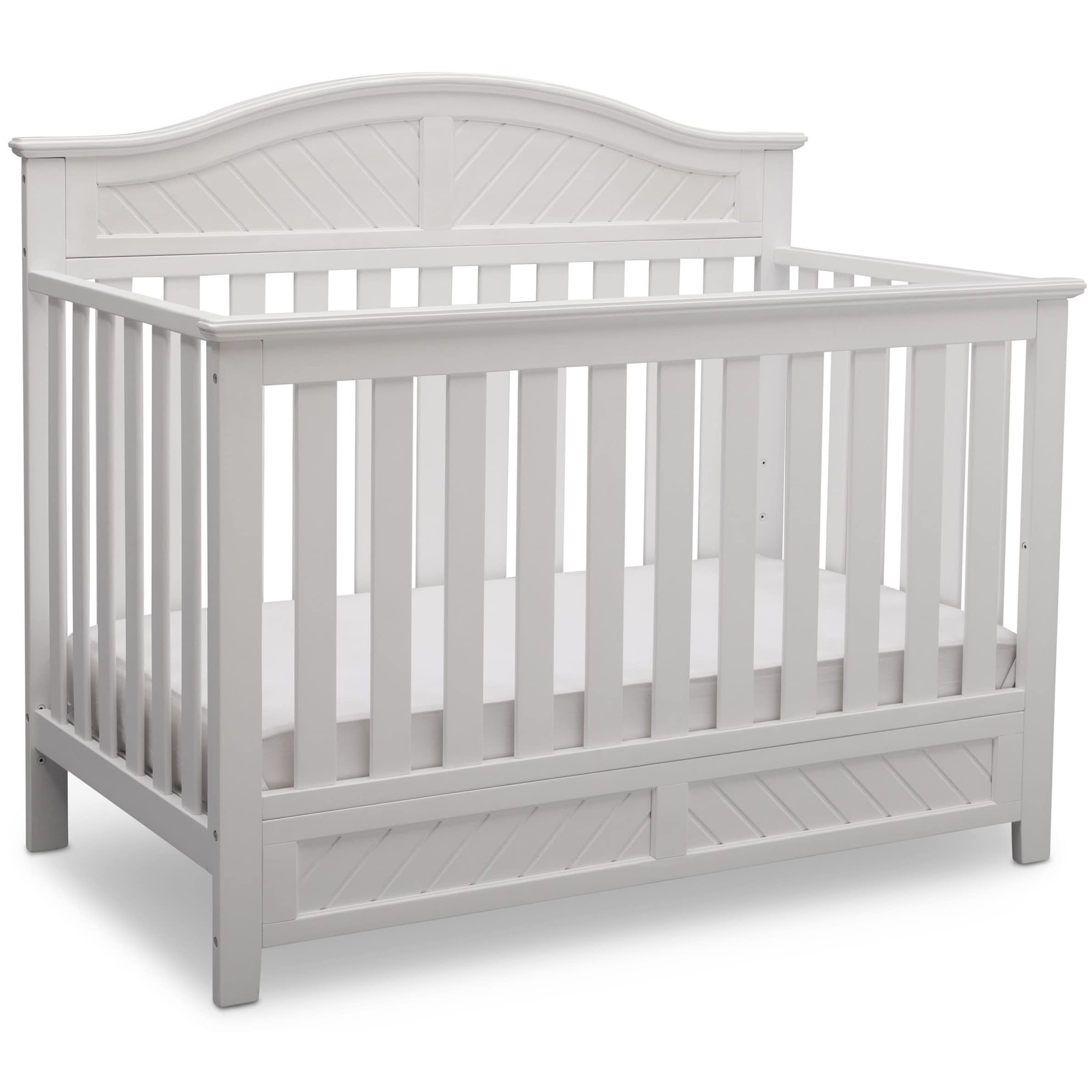 Delta Children Bennington Elite Curved 4In1 Convertible Baby Crib