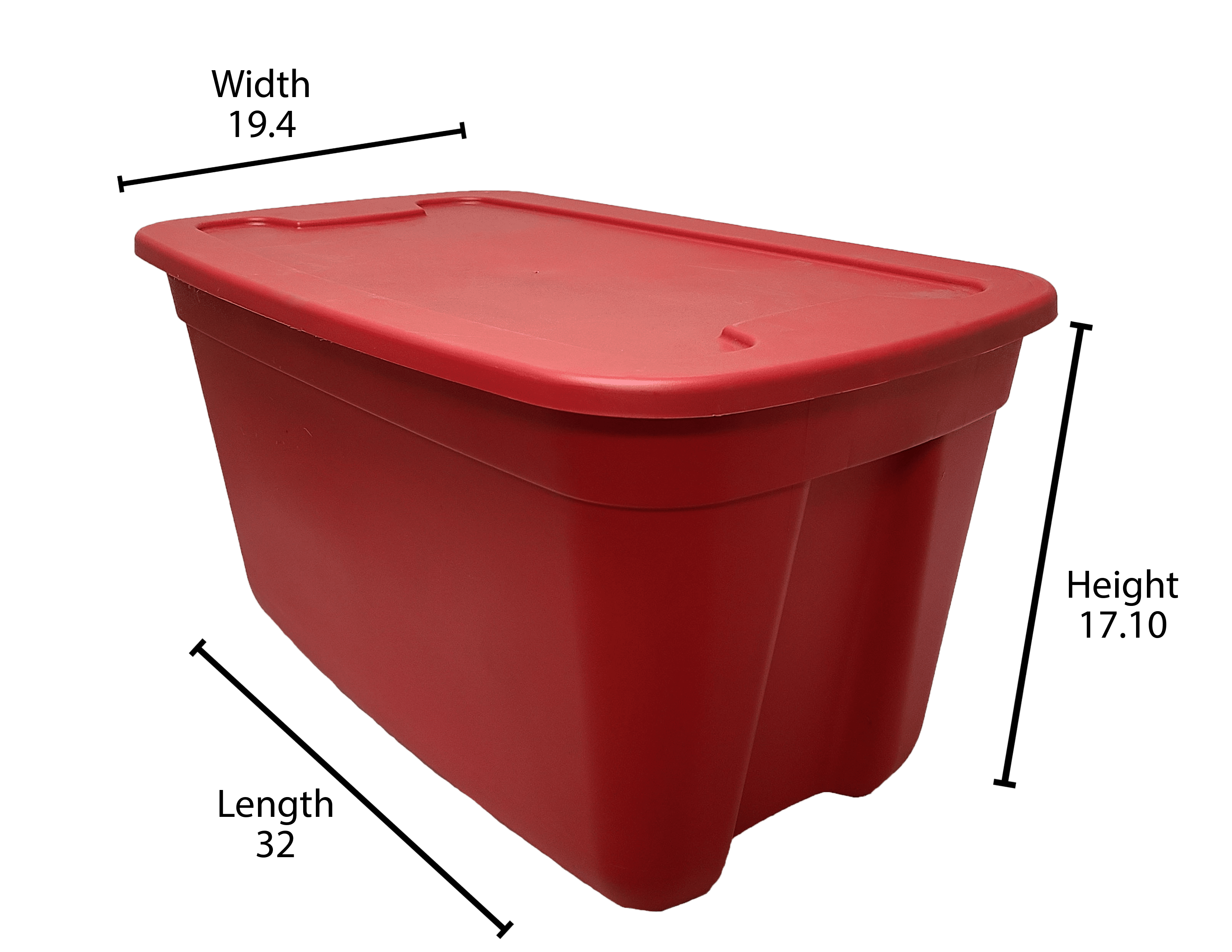 Sterilite 30 Gal. Red Tote - Valu Home Centers