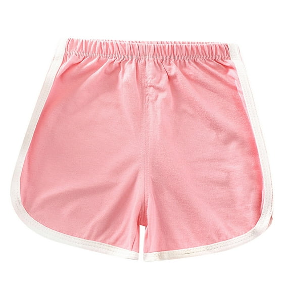 Splozh Vacation Shorts Girls Toddler Kid Girls Boys Solid Spring Summer Shorts Clothes Running Athletic Shorts Watermelon Red,12-18 Months