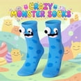 thumbnail image 7 of Funny Novelty Animal Non Slip Gripper Socks for Kids Crazy Boys Girls Crew Socks 3-10 Years, 7 of 7