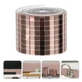 thumbnail image 4 of 2 Rolls Adhesive Mosaic Tiles Glass Mirror Mosaic Sticker DIY Wall Sticker, 4 of 8