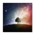 thumbnail image 1 of Space Bandana, Tree in Field with Stars, Unisex Head and Neck Tie, by Ambesonne, 1 of 2