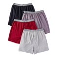 thumbnail image 1 of Men's Fruit Of The Loom JC4P722 Premium Assorted Knit Boxers - 4 Pack (Assorted S), 1 of 4