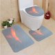 thumbnail image 1 of ABPHQTO Delfines Novo Airao Rio Negro Juego de alfombras de baño de 3 piezas Alfombra de baño Alfombra de contorno y tapa de inodoro ABPHQTO  Cont-CHAPPLE-35751, 1 of 2