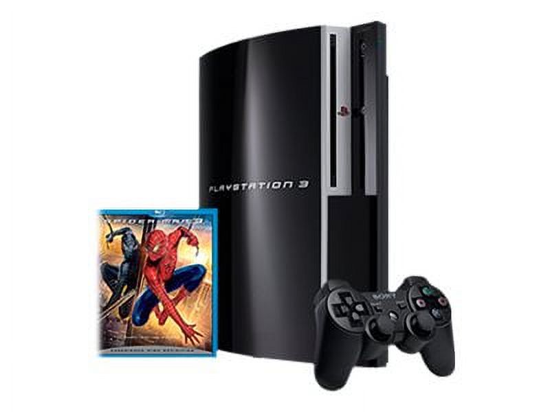 Sony PlayStation 3 - Game console - Full HD, Full HD, HD, 480p, 480i - 160 GB HDD - charcoal black - image 3 of 4
