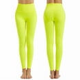 thumbnail image 2 of Timegrad Yoga Leggings for Women High Waist Stretch Solid Color Skinny Athletic Workout Gym Pants Fall, 2 of 7