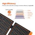 thumbnail image 2 of Cargador de panel solar FlexSolar de 60 W con USB-C PD3.0 y QC3.0, 2 of 7