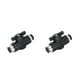 thumbnail image 1 of Conector Válvula de mano Speravity Resistencia de alta presión ajustable BUC-8(8mm) 2piezas Negro CBP439924, 1 of 6