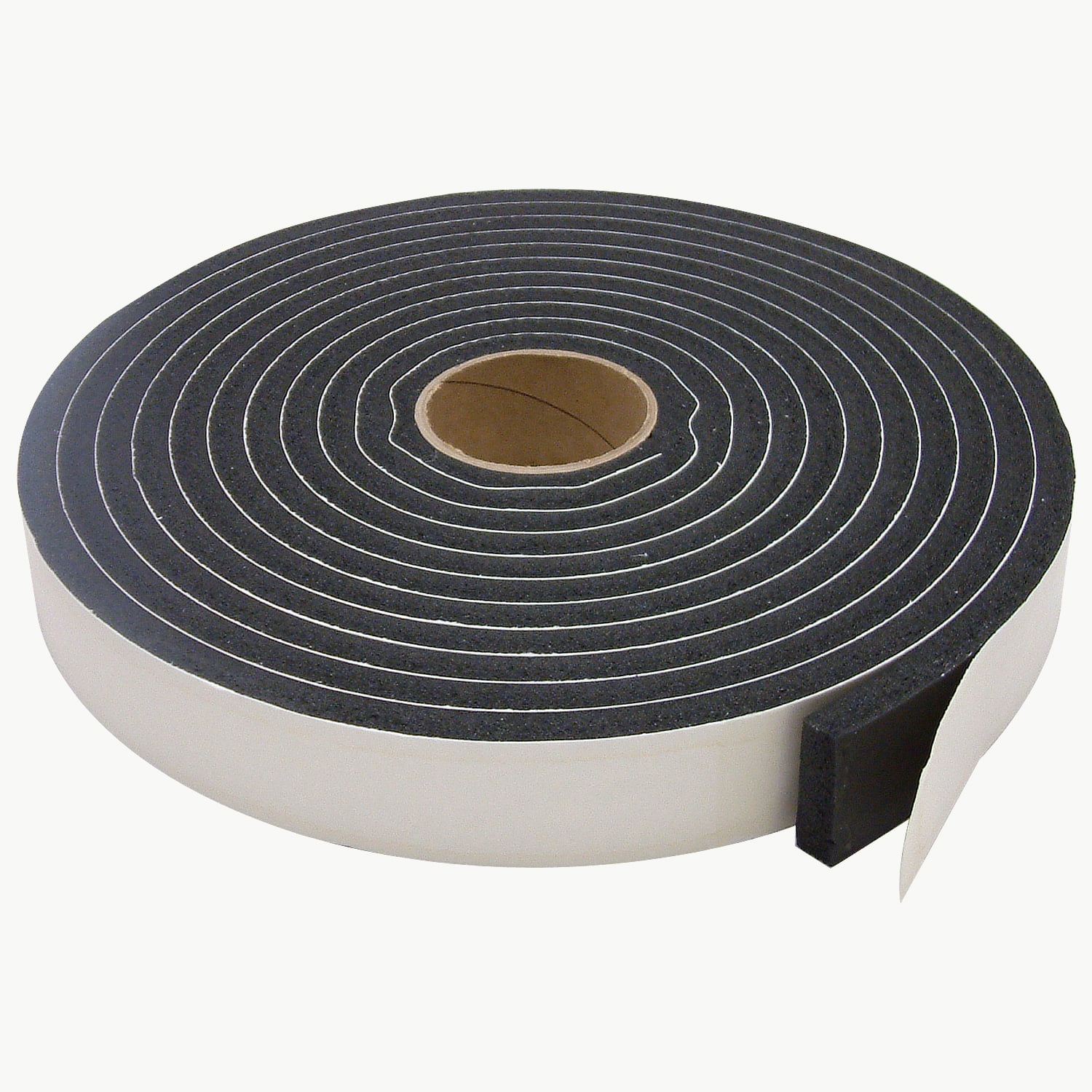 Black 3/16 Thick x 1 x 50 ft J.V Converting SCF-02/BLK018751 JVCC SCF-02 Single Coated PVC Foam Tape 